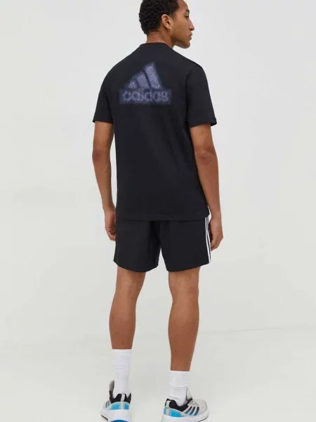 Тениска adidas 0 с апликация черно