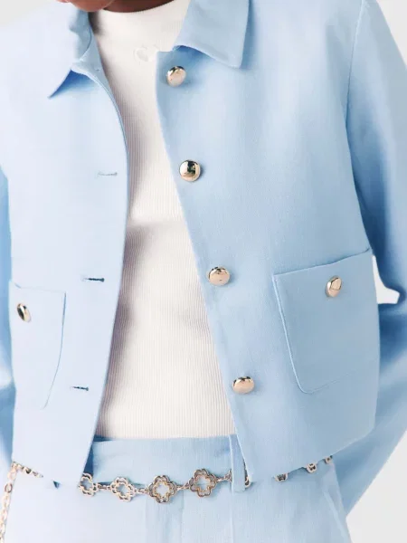 Пиджак Maje голубой