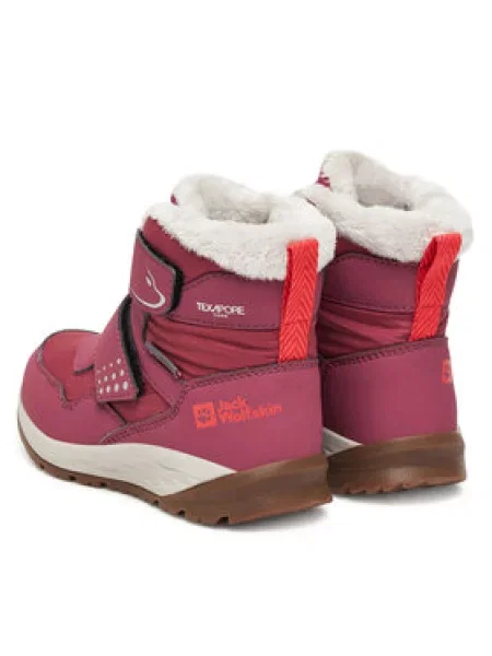 Jack Wolfskin Čizme za snijeg Polar Bear-g Texapore Mid Vc Siva ljubičasta