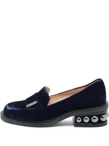 Loafers Nicholas Kirkwood s perlami modré