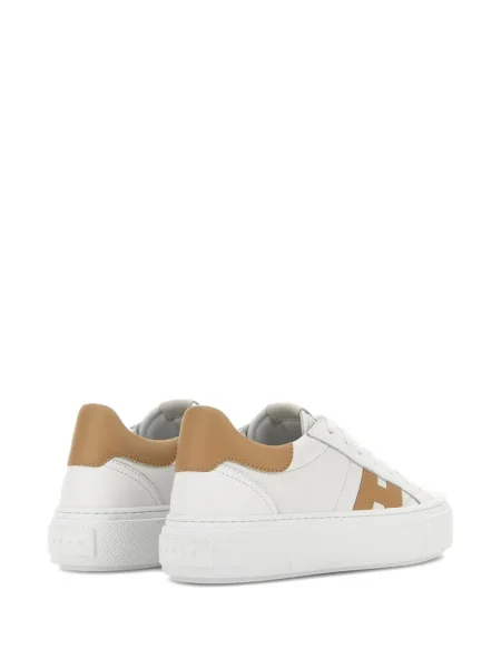 Sneakerși Hogan din piele alb
