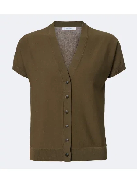Top Max Mara tricotate verde