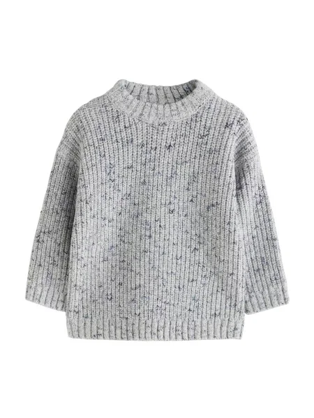 Next Pulover bleumarin / albastru porumbel / deschis gri