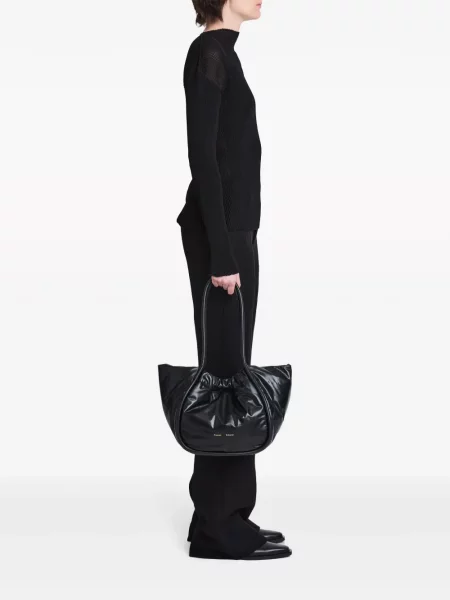 Iš natūralios odos odinė rankinė Proenza Schouler juoda