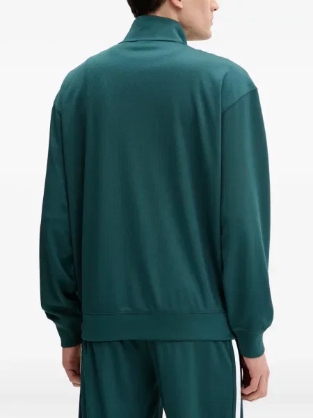 Hanorac cu fermoar Guess cu imagine verde