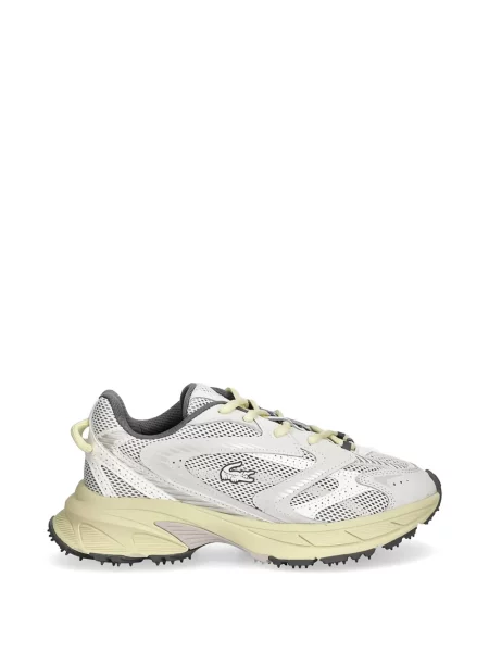 Маратонки Lacoste с автограф бяло