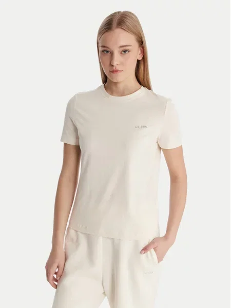 Guess T-Shirt Εκρού