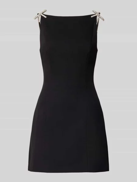 Sukienka koktajlowa z wszytym zamkiem błyskawicznym model ‘Charlee’ Forever New czarna