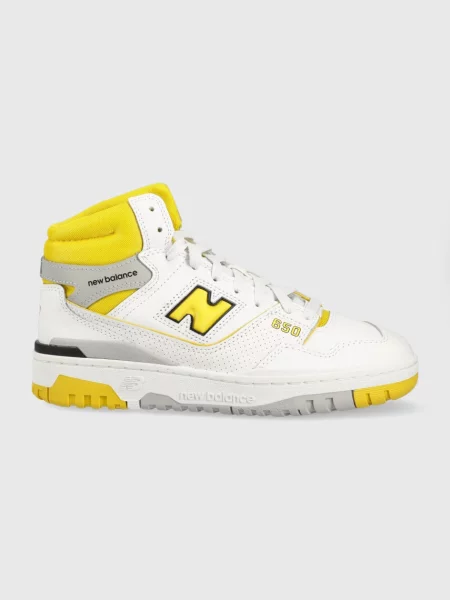 Кожени маратонки New Balance бяло
