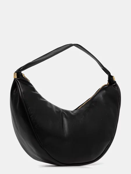 Calvin Klein Geantă Pinched Soft Crescent Lg negru