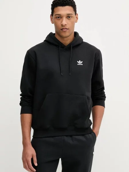 Bluza adidas Trefoil Essentials Loose Hoodie Black/ Black/ Black S czarna