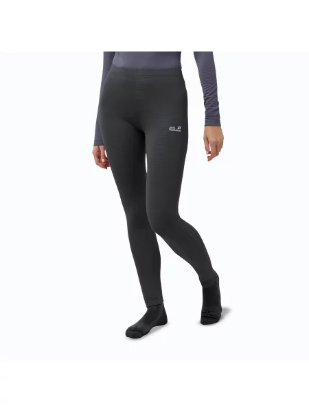 Spodnie termoaktywne Jack Wolfskin Infinite Warm czarne