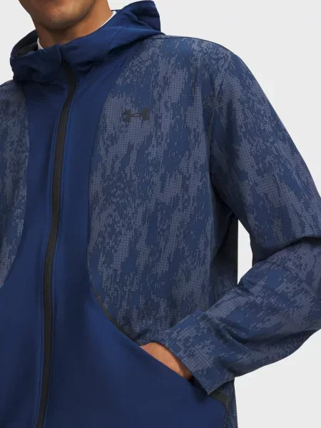 Ветровка Under Armour с принтом синяя
