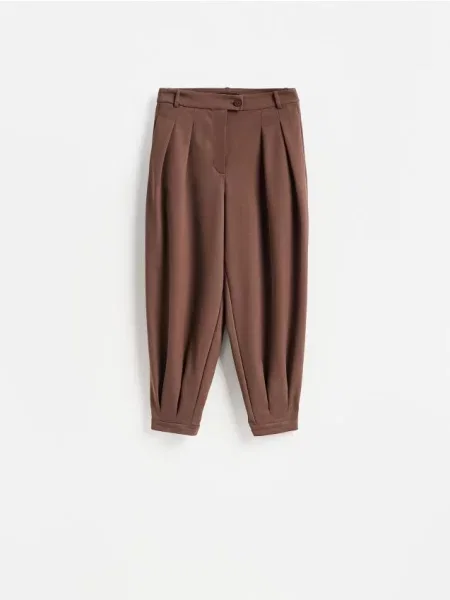 Reserved Pantaloni cu adaos de maro