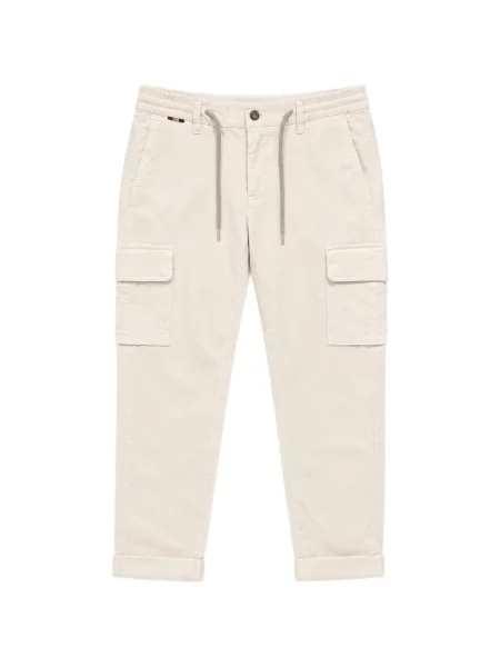 Pantaloni cargo Mason's cu cordon alb