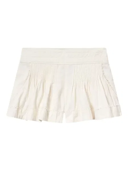 Pantaloni scurți Isabel Marant plisate din dantelă
