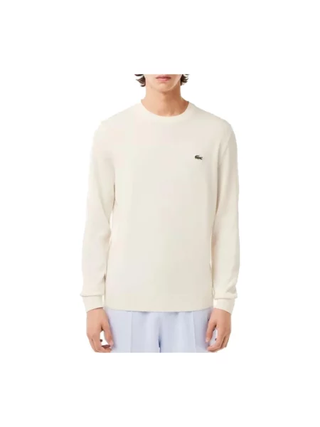 Sweter Lacoste beżowy