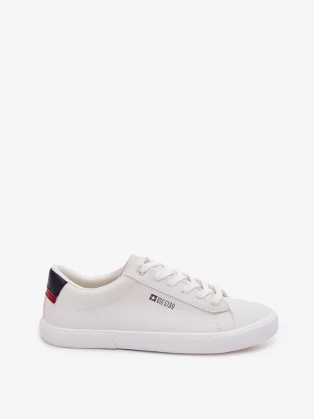 Teniși Big Star Shoes din piele alb