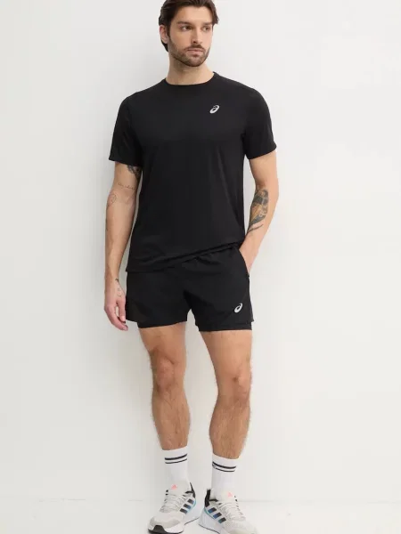 Бігова футболка Asics Core однотонна чорний