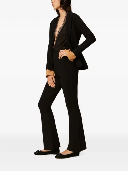 Pantaloni Twinset evazate negru
