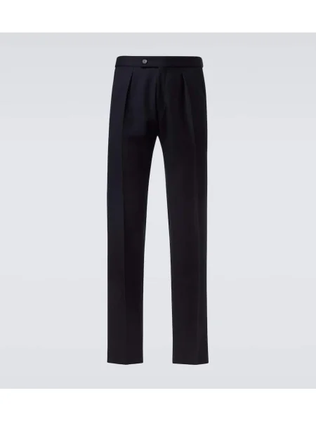 Pantaloni Slowear de lână albastru