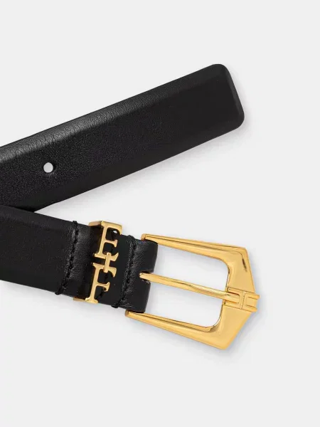Elisabetta Franchi Curea de piele negru