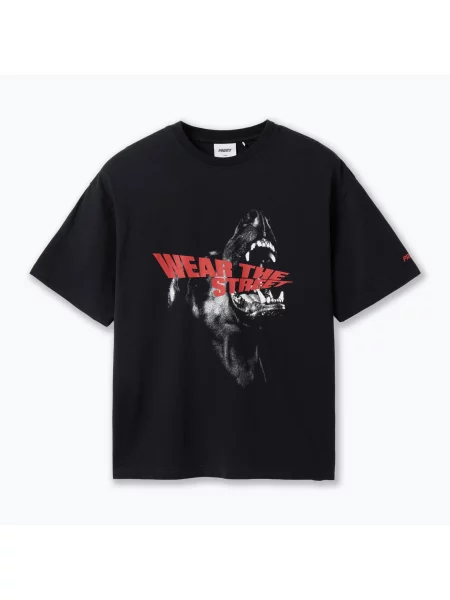 Tricou pentru bărbați PROSTO Bark black negru