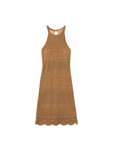 Sukienka mini Twinset beżowa