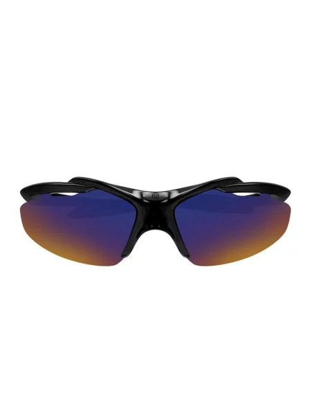 Balenciaga Akcesoria unisex Wielobarwność ONE SIZE Turbo D-Fram Okulary czarne