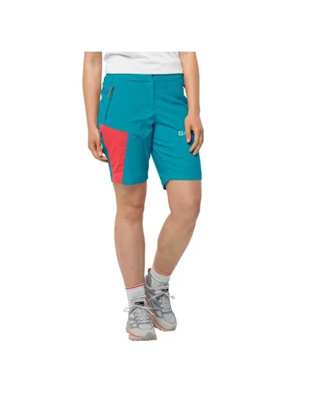 Spodenki trekkingowe Jack Wolfskin Glastal tile niebieskie