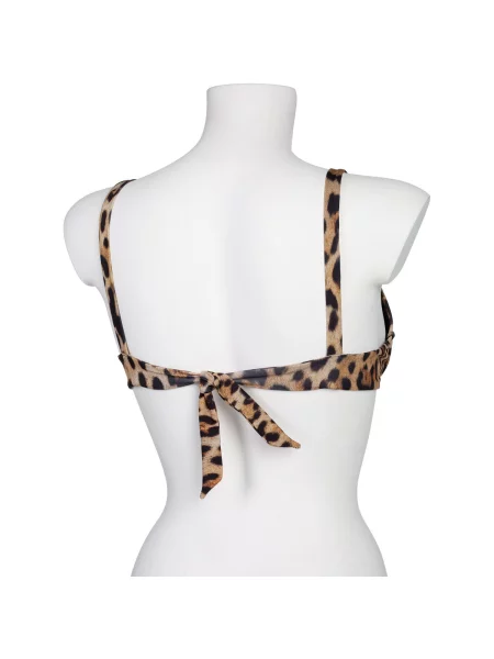 Costum de baie Moschino maro