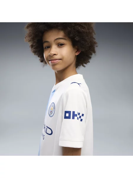 PUMA Młodzieżowa trzecia koszulka Manchester City Odzież biały
