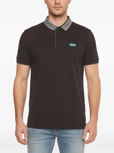 Koszulka polo Boss czarna