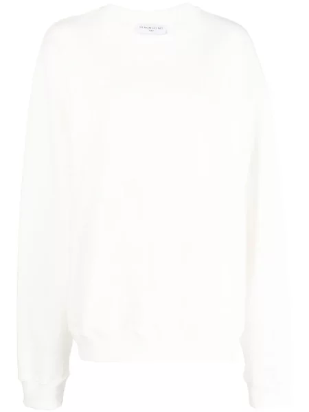 Hanorac crewneck Ih Nom Uh Nit cu imagine alb