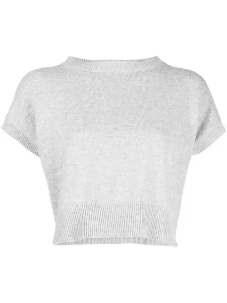 Cropp pulover Teddy Cashmere fără mâneci din cașmir gri
