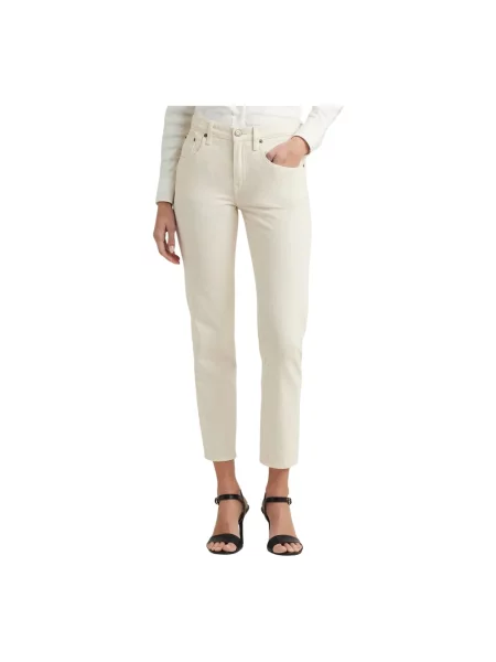 Jeansy Ralph Lauren białe