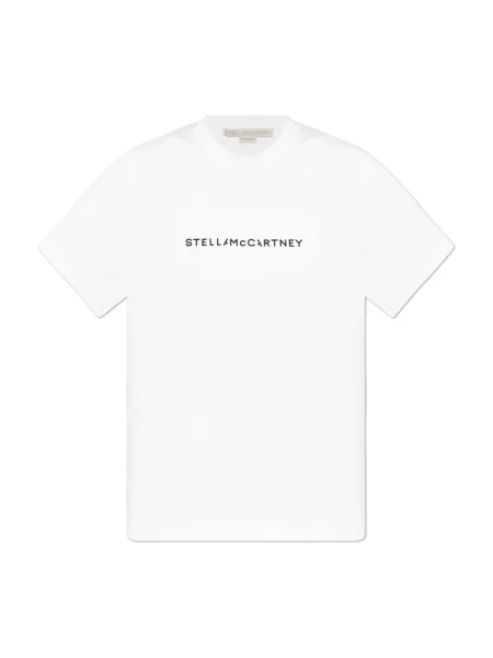 Koszulka Stella Mccartney z dżerseju biała
