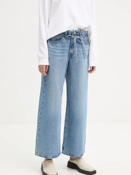 Levi's jeansy XL STRAIGHT niebieskie