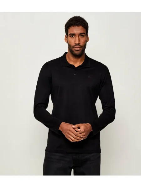 Karl Lagerfeld Polo PRESS BUTTON | negru