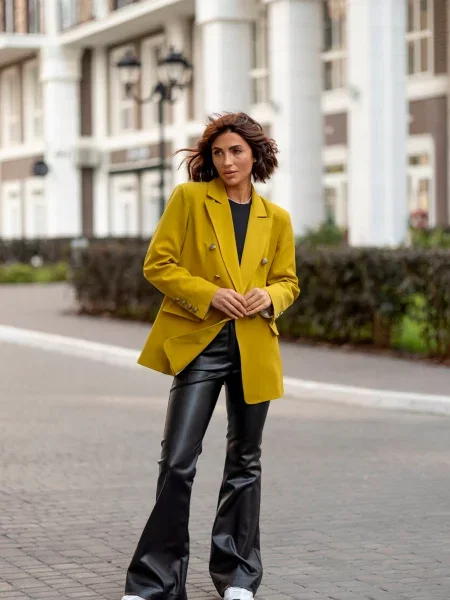 Блейзер Milirud оливковий бавовна/поліестер