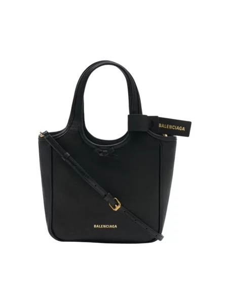 Torebka crossbody Balenciaga skórzana czarna