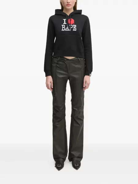 Hanorac cu glugă A Bathing Ape® negru