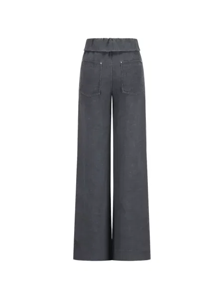 Pantaloni Oude Waag cu cordon gri