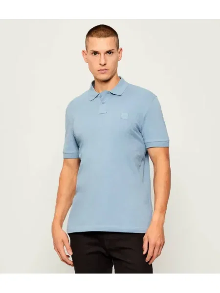 BOSS ORANGE Polo Passenger albastru