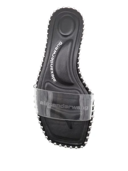 Sandale Alexander Wang cu mărgele negru