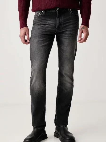 Tommy Hilfiger blugi slim fit pentru bărbați gri