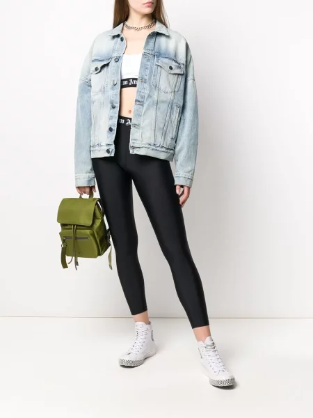 Kelnės Palm Angels apkarpytas juoda