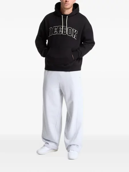 Hanorac cu glugă Reebok cu imagine negru
