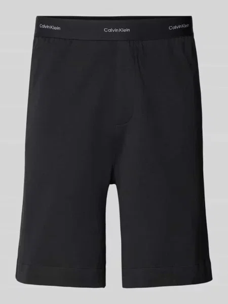 Szorty o kroju regular fit z elastycznym pasem z logo Calvin Klein Underwear czarne