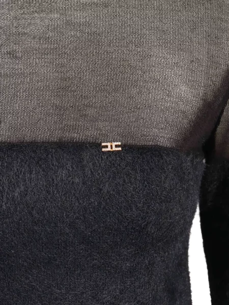 Top Elisabetta Franchi tricotate negru